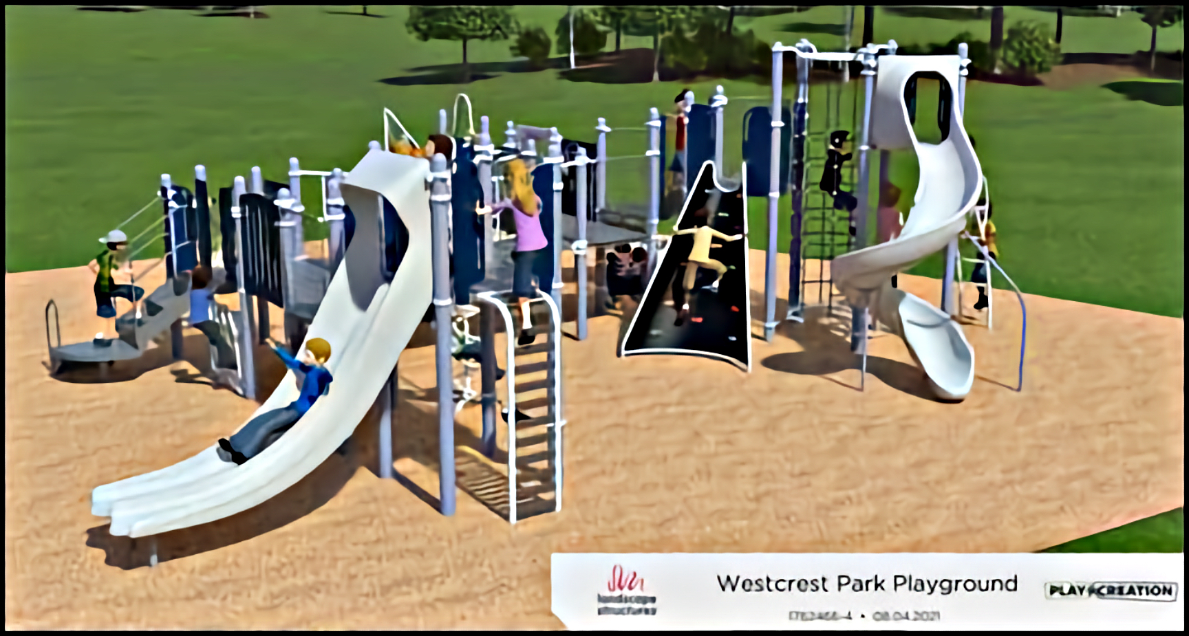 Seattle Parks Department Westcrest Park play area equipment update